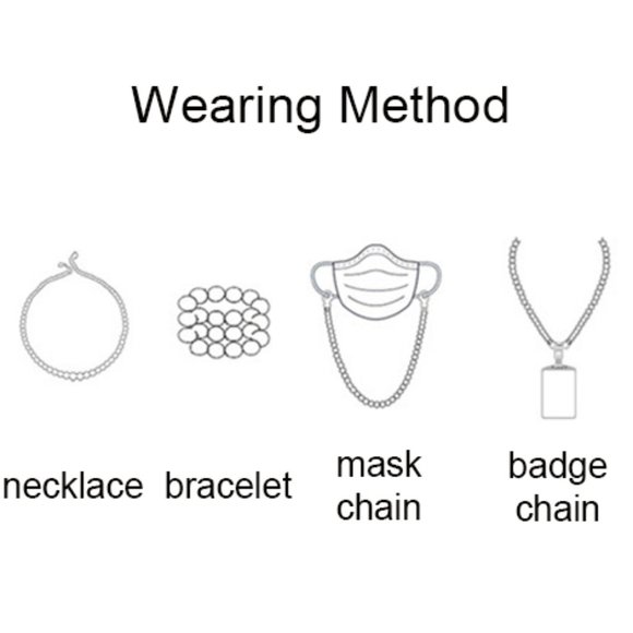 NEW scarf glasses chain - Picture 2 of 3